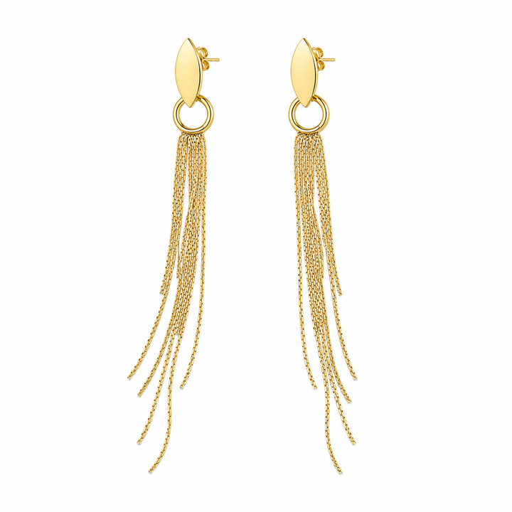 Marquise Tassel Earrings