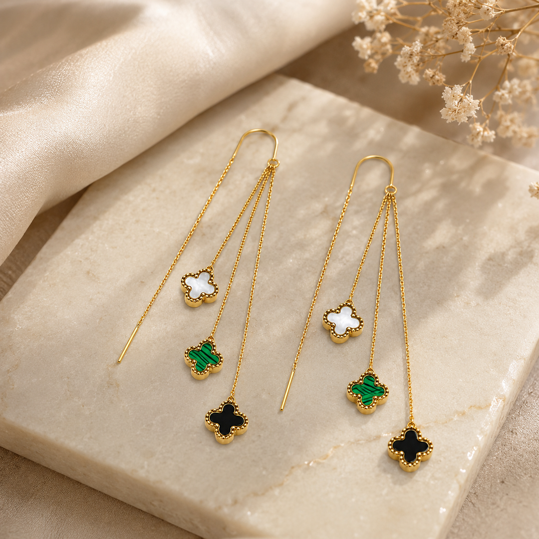 Clover Threader Earrings
