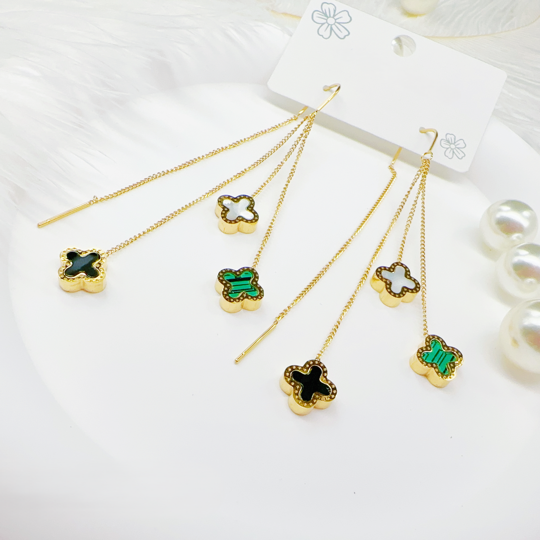 Clover Threader Earrings