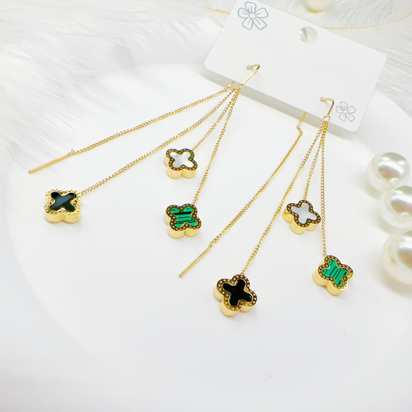 Clover Threader Earrings