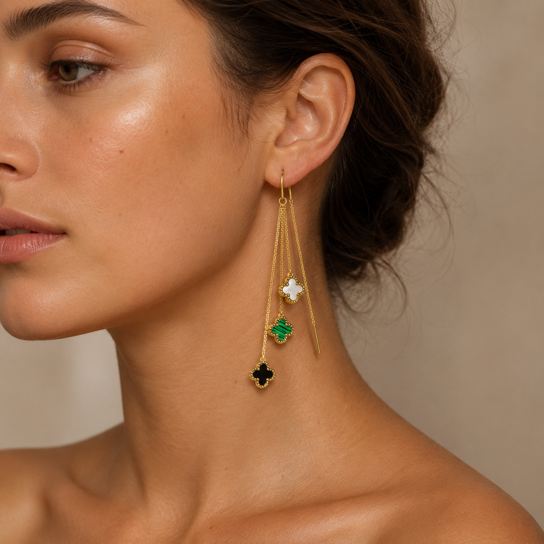 Clover Threader Earrings