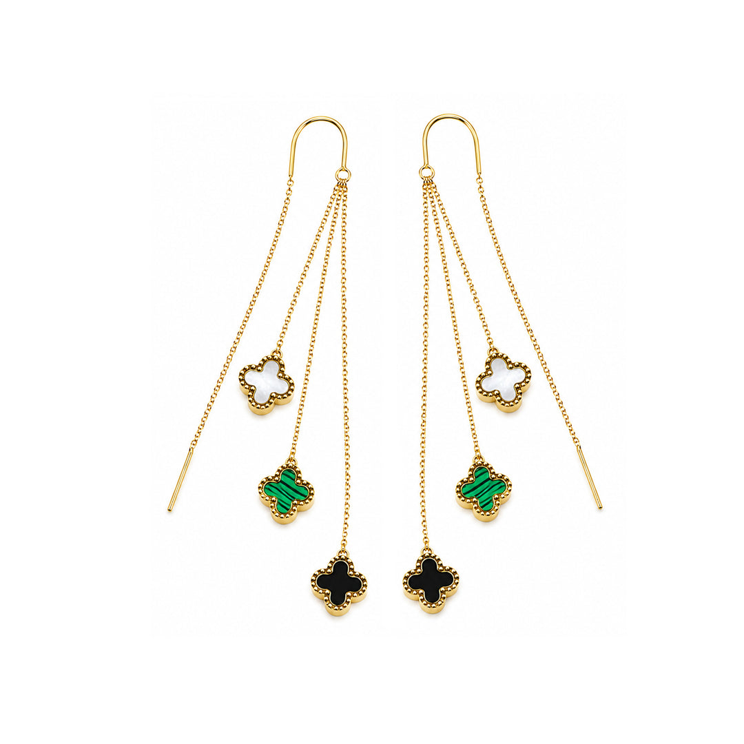 Clover Threader Earrings