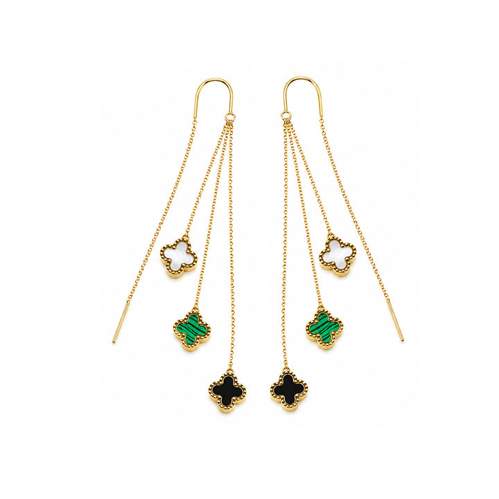 Clover Threader Earrings