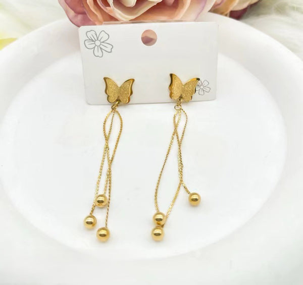 Butterfly Dangle Drop Earrings
