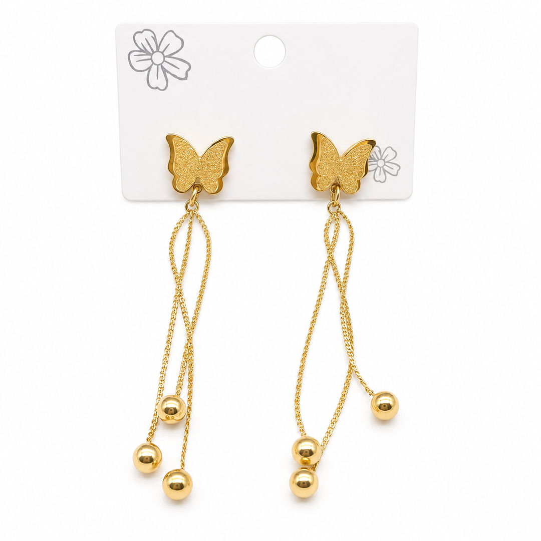 Butterfly Dangle Drop Earrings