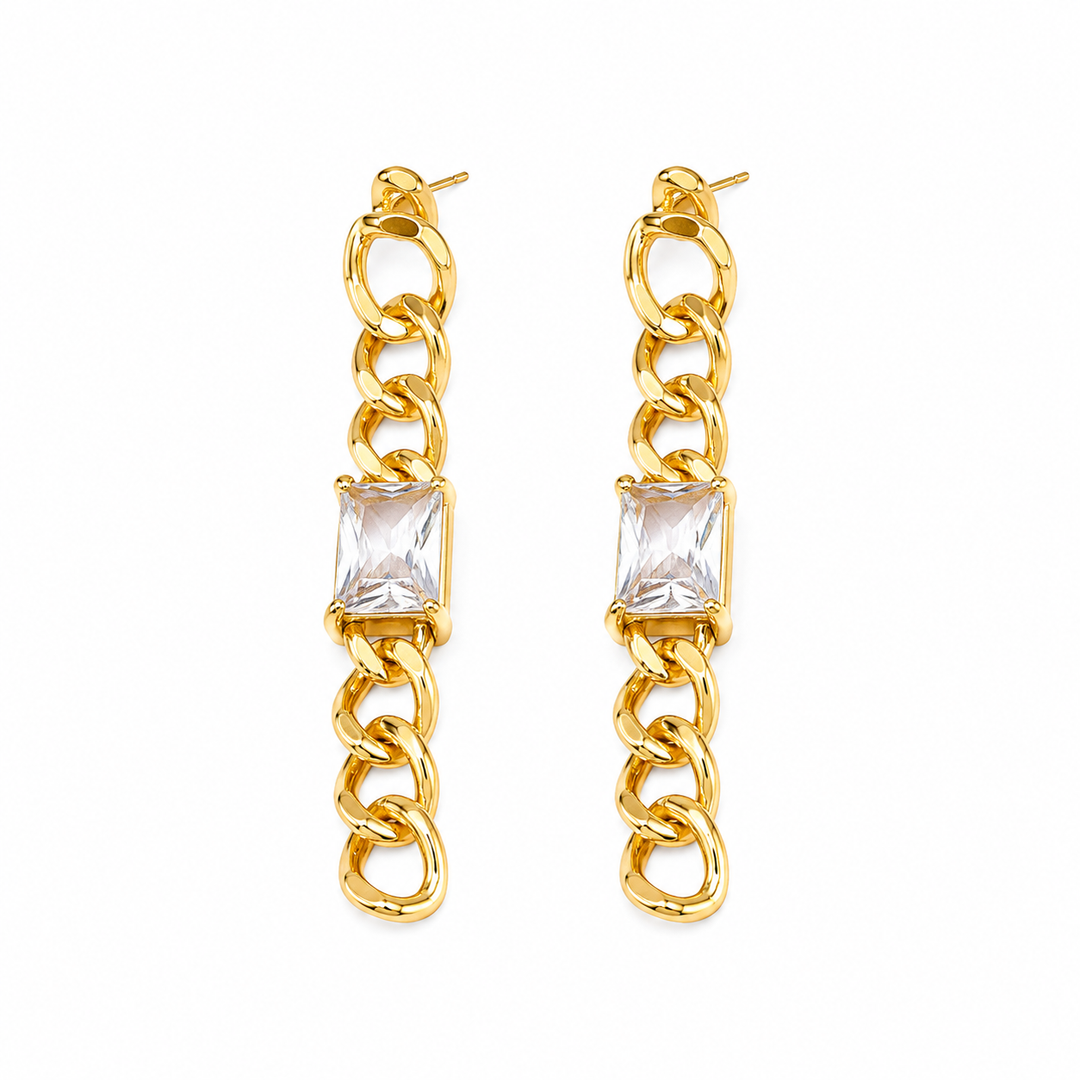 Luxe Link Drops Earrings