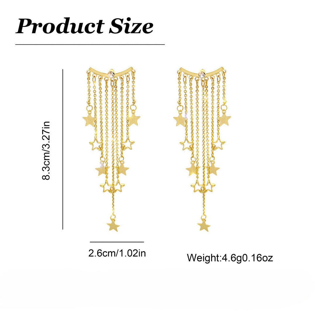 Starfall Fringe Drops Earrings