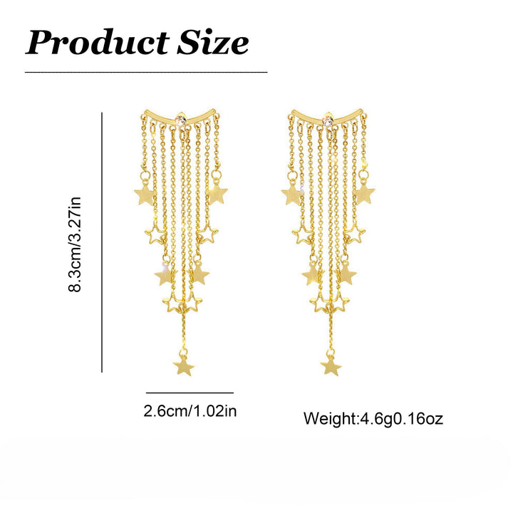 Starfall Fringe Drops Earrings