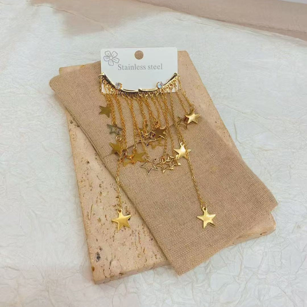 Starfall Fringe Drops Earrings