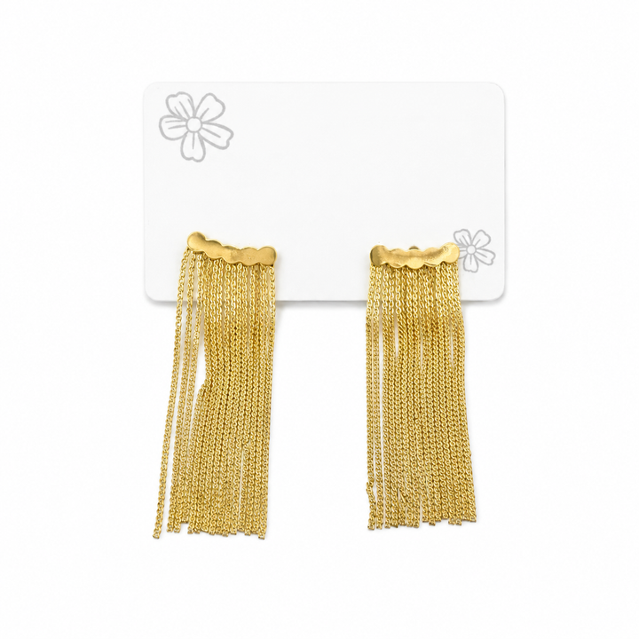 Glitz Drip Tassels Earrings