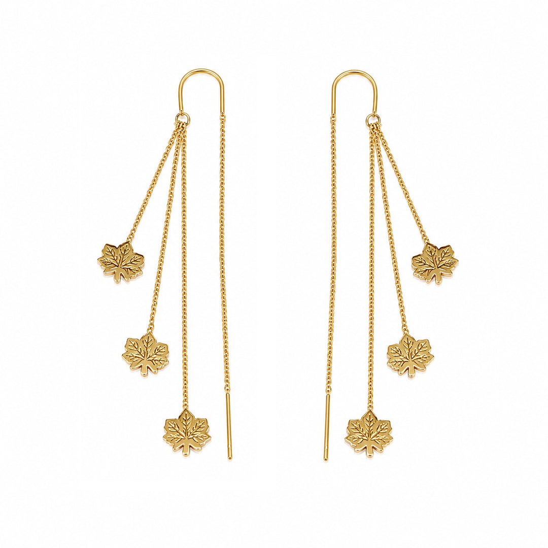 Maple Muse Threader Drop Earrings