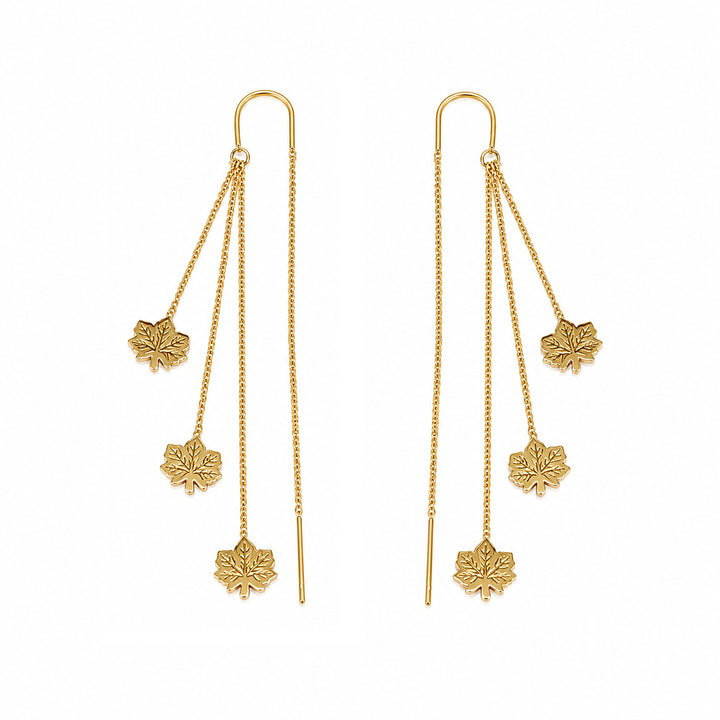 Maple Muse Threader Drop Earrings