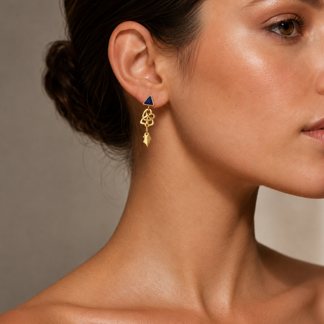 Heartshot Arrow Stud Earrings