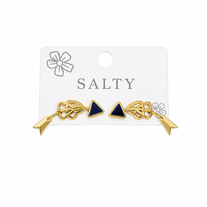 Heartshot Arrow Stud Earrings