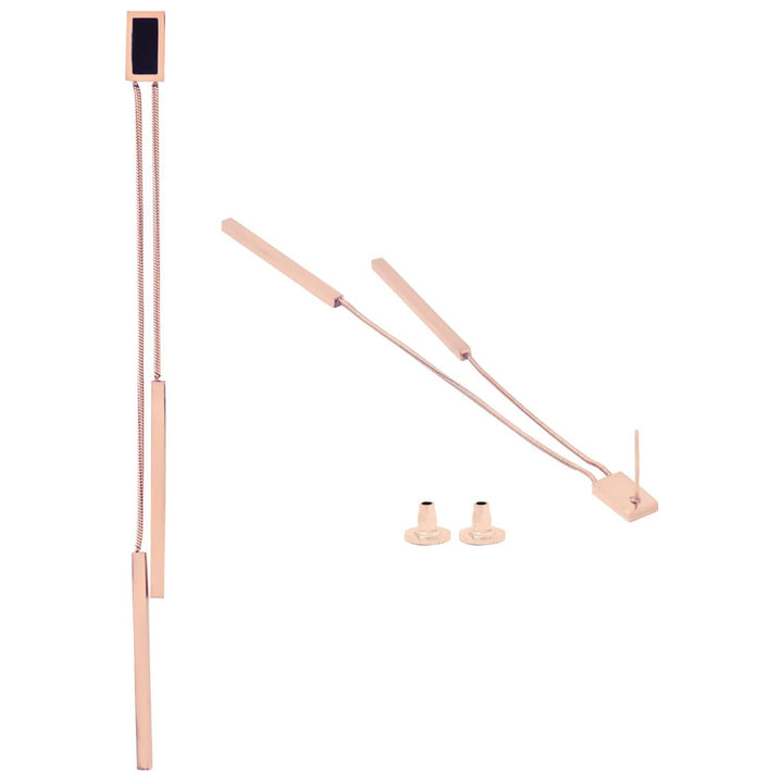 Noir Drip Bar Drop Earrings
