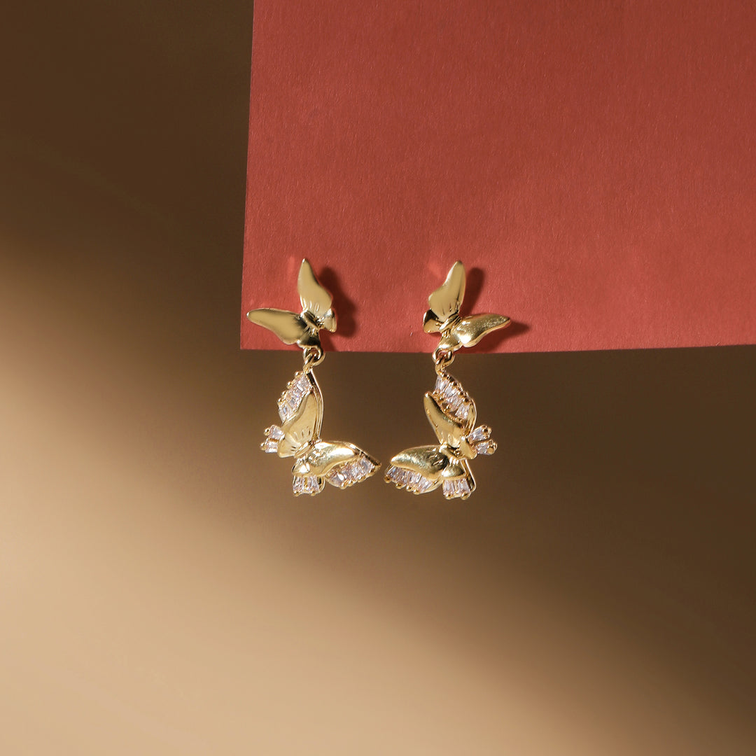 Mariposa Luxe Earrings - Gold