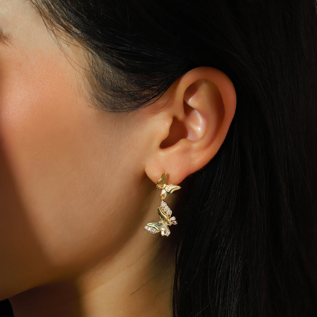 Mariposa Luxe Earrings - Gold