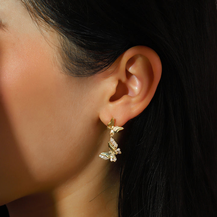 Mariposa Luxe Earrings - Gold