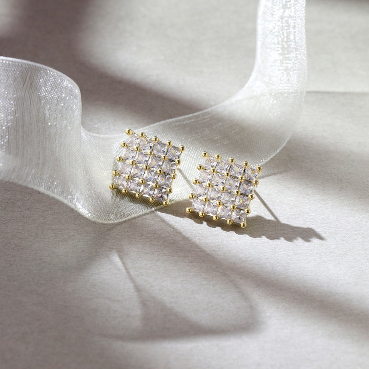 Glitz Grid Earrings