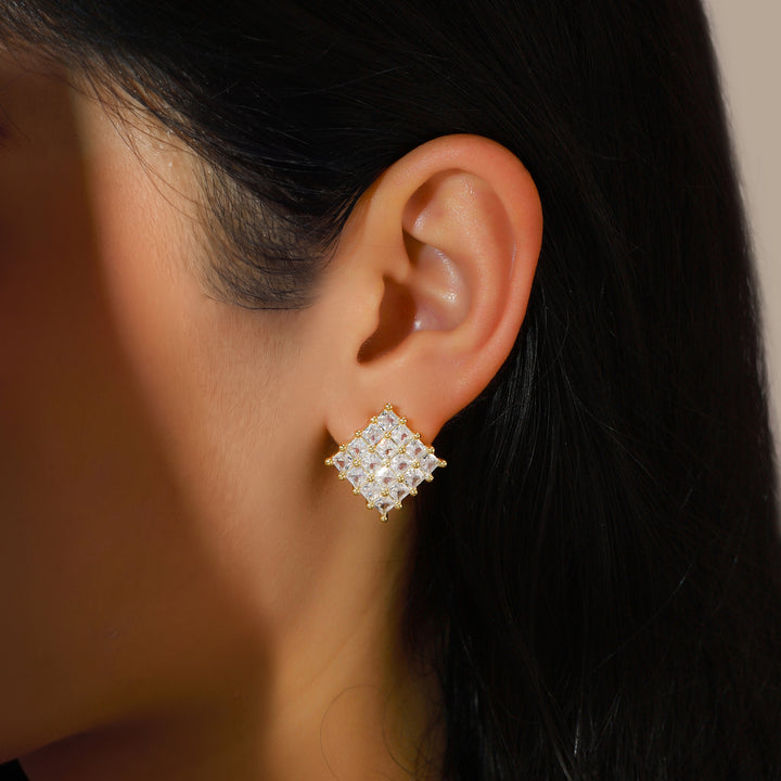 Glitz Grid Earrings