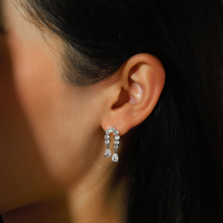 Ice Loop Spark Earrings