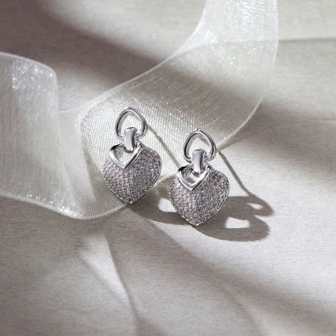 Puffy Heart Spark Earrings