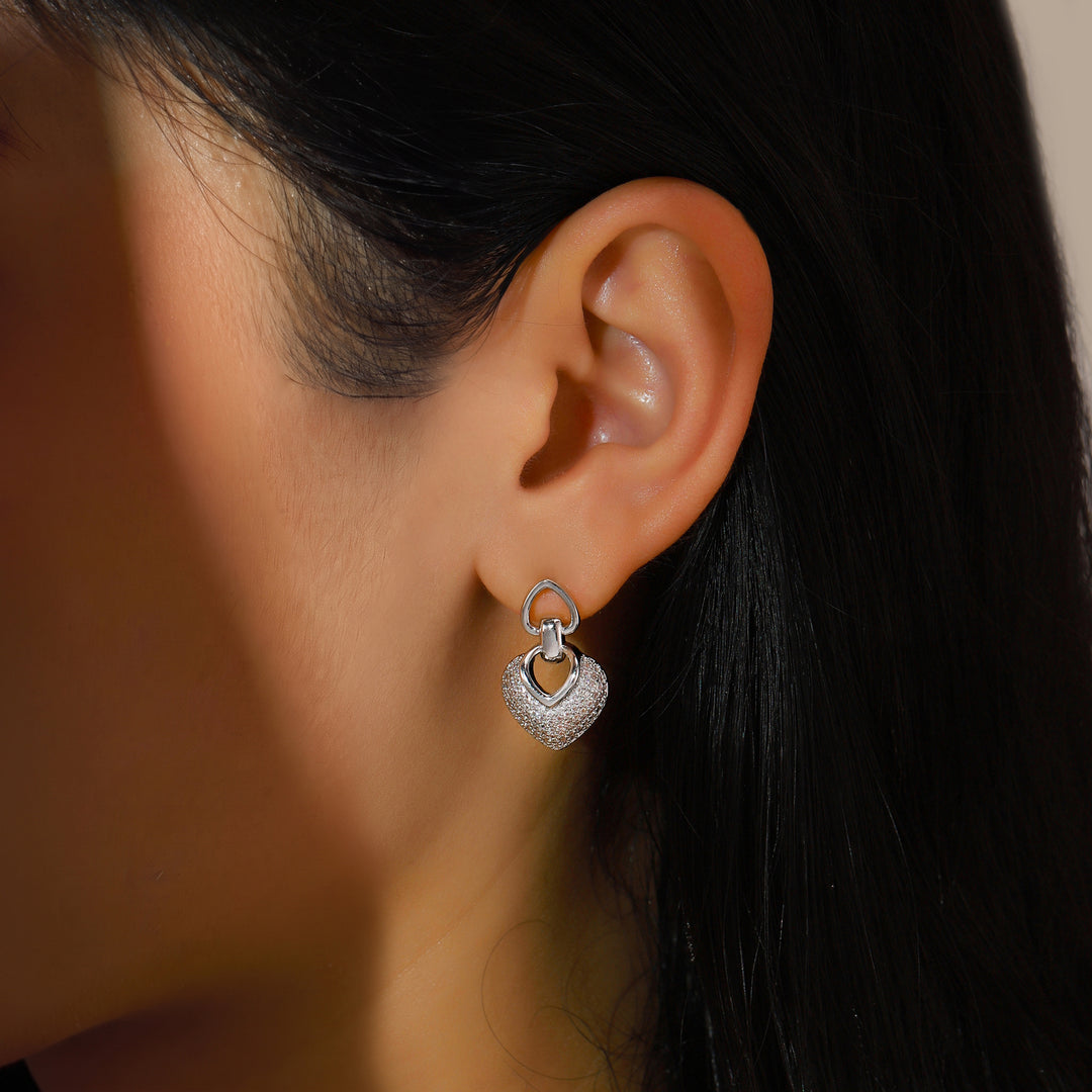 Puffy Heart Spark Earrings