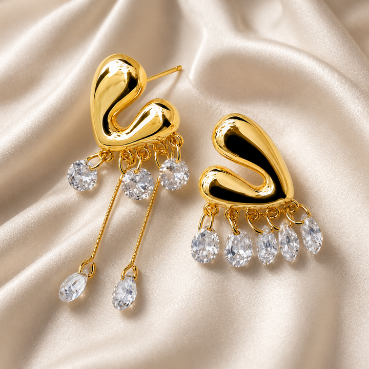 Liquid Sway Spark Earrings