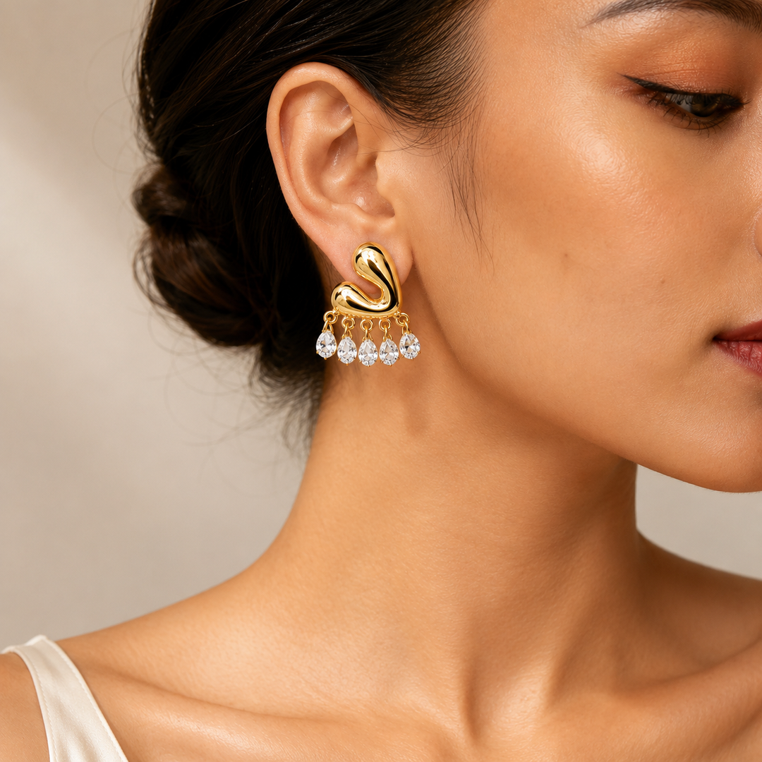 Liquid Sway Spark Earrings