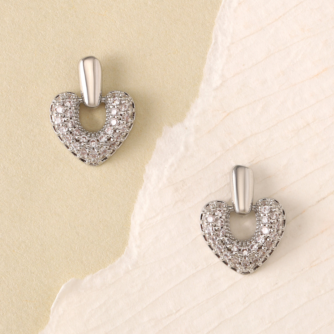 Silver Sweetheart Earrings