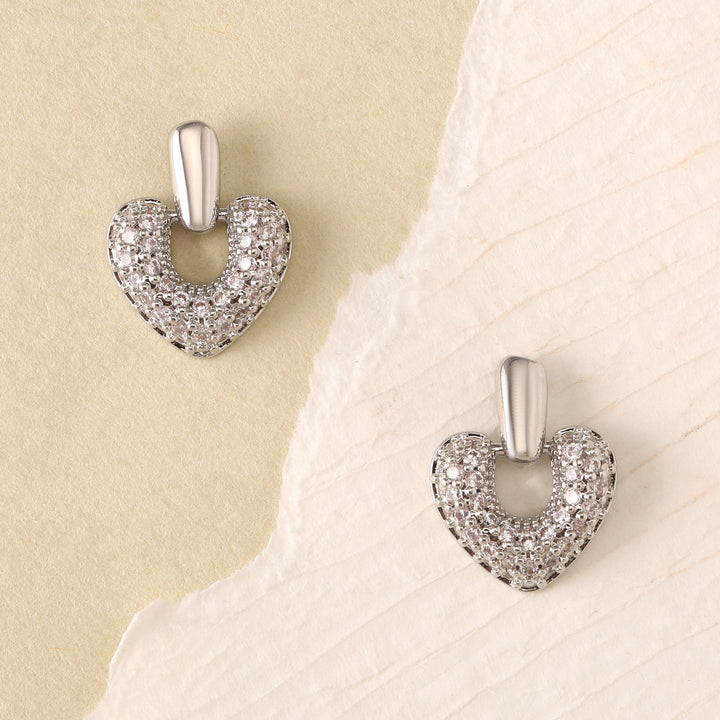 Silver Sweetheart Earrings
