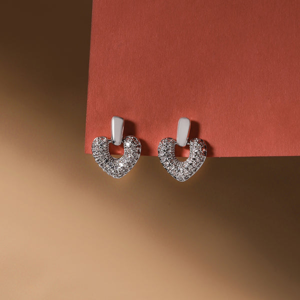 Silver Sweetheart Earrings