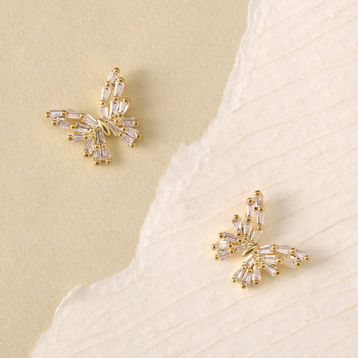 Mariposa Glow Stud Earrings