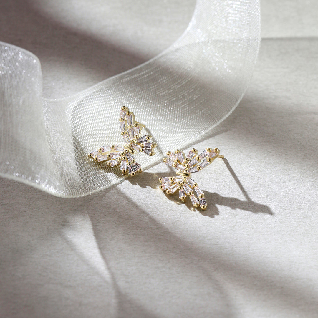 Mariposa Glow Stud Earrings