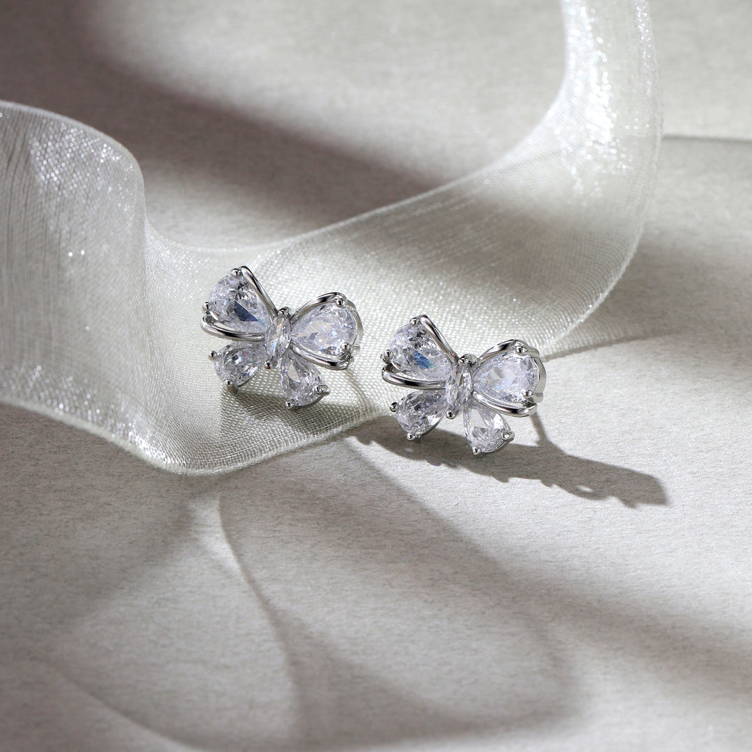 Twinkle Knot Bow Earrings