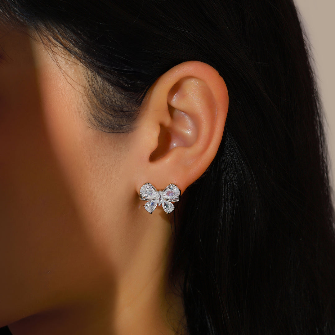 Twinkle Knot Bow Earrings