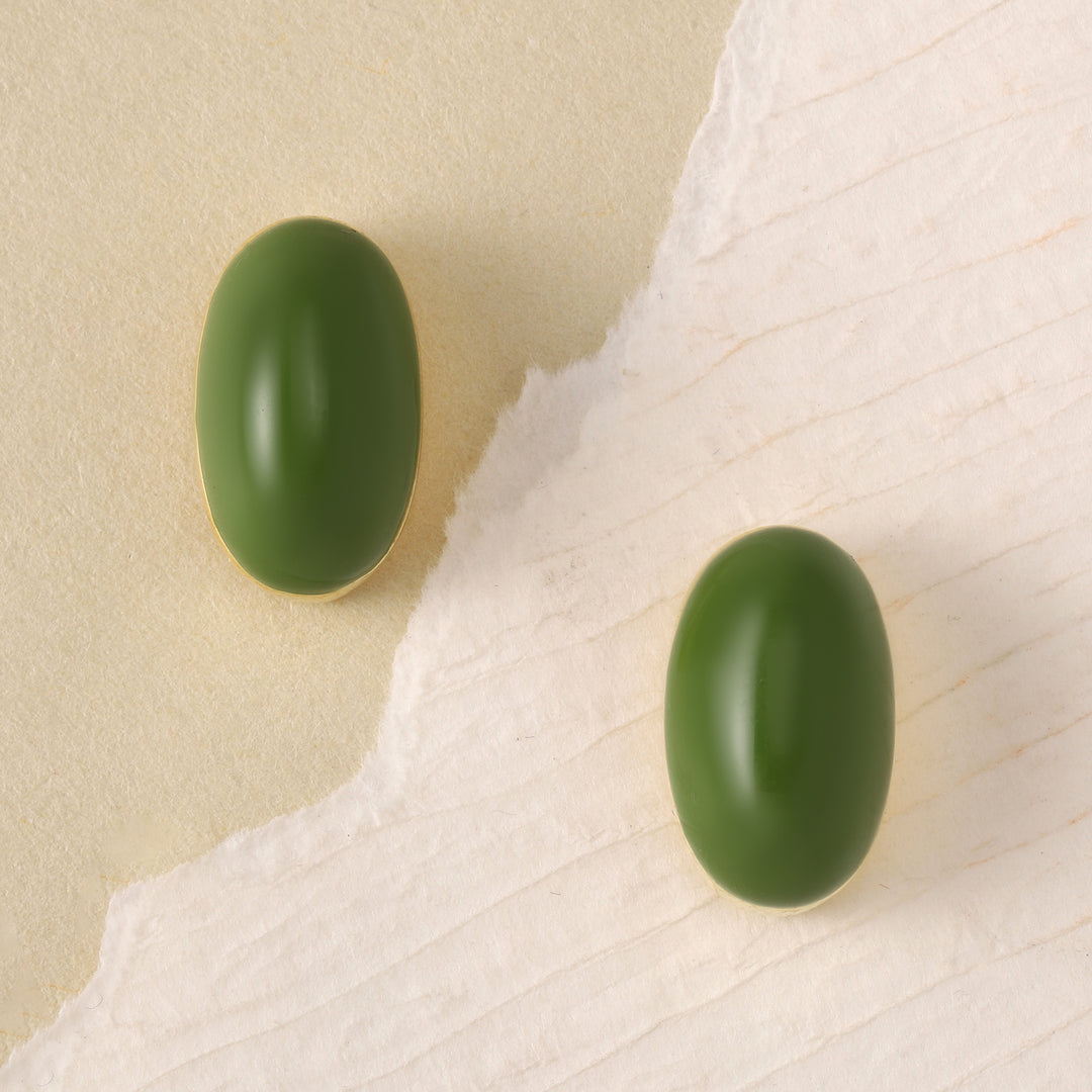 Verdant Muse Stud Earrings