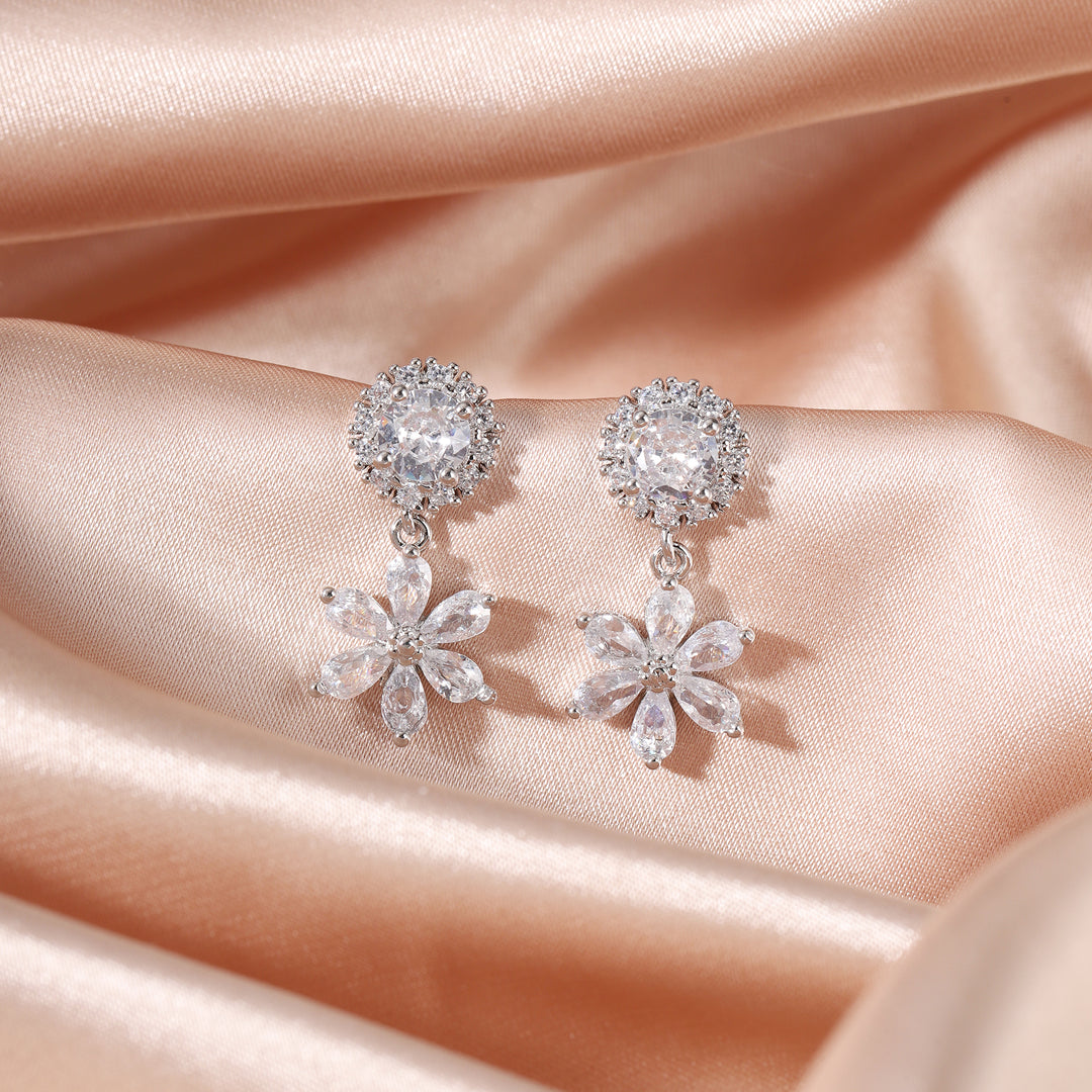 Daisy Dazzle Drop Earrings