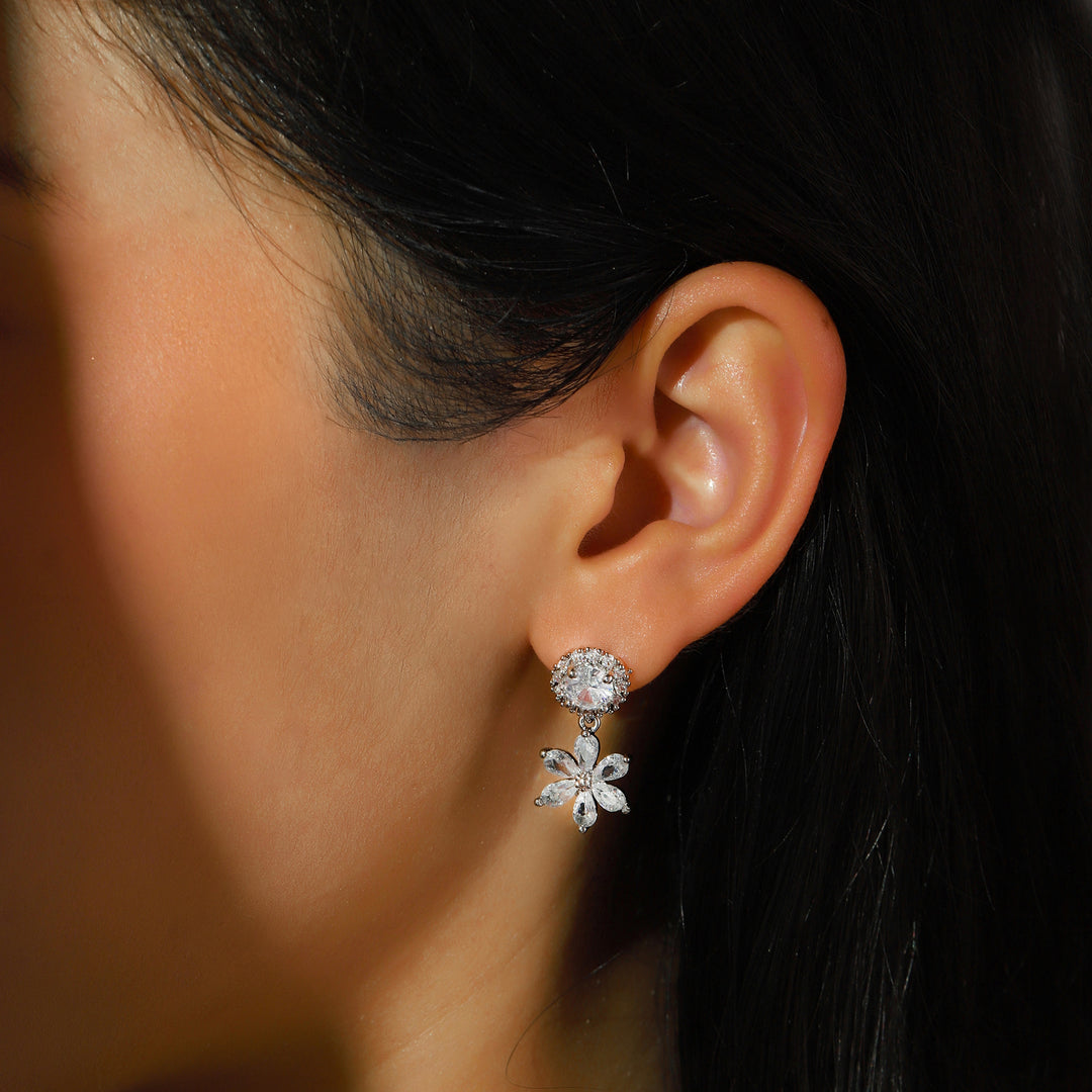 Daisy Dazzle Drop Earrings