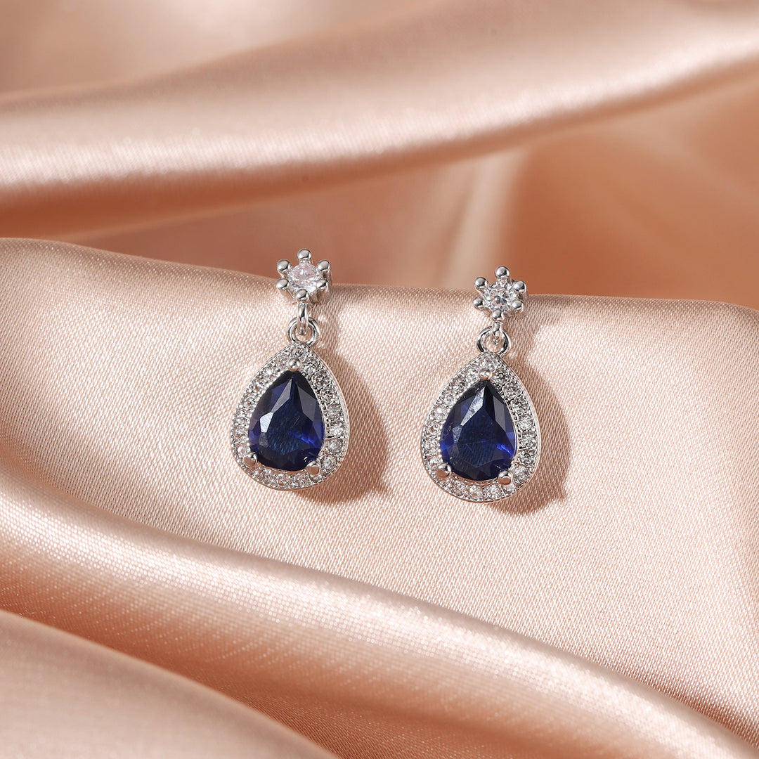 Azure Royale Drop Earrings