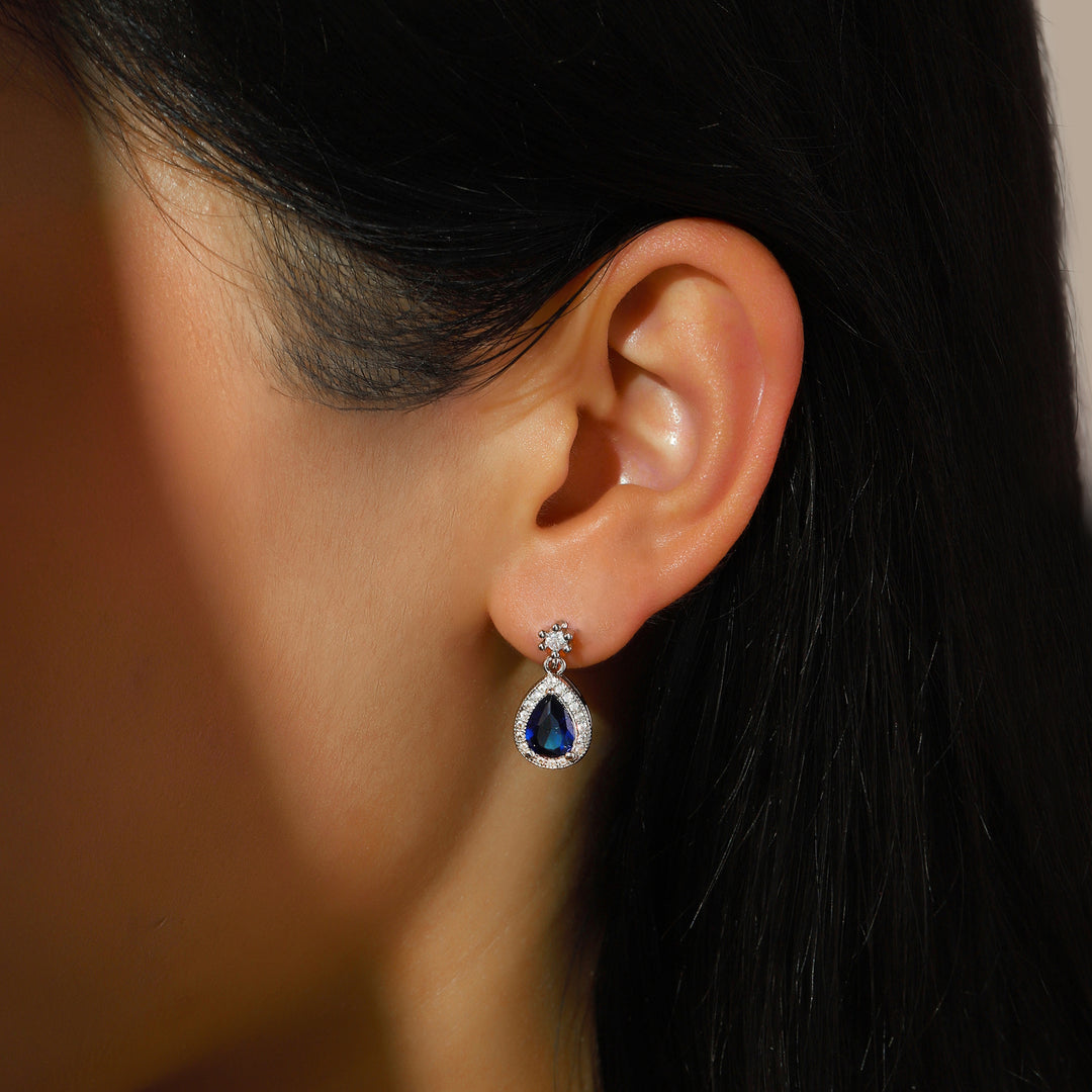 Azure Royale Drop Earrings