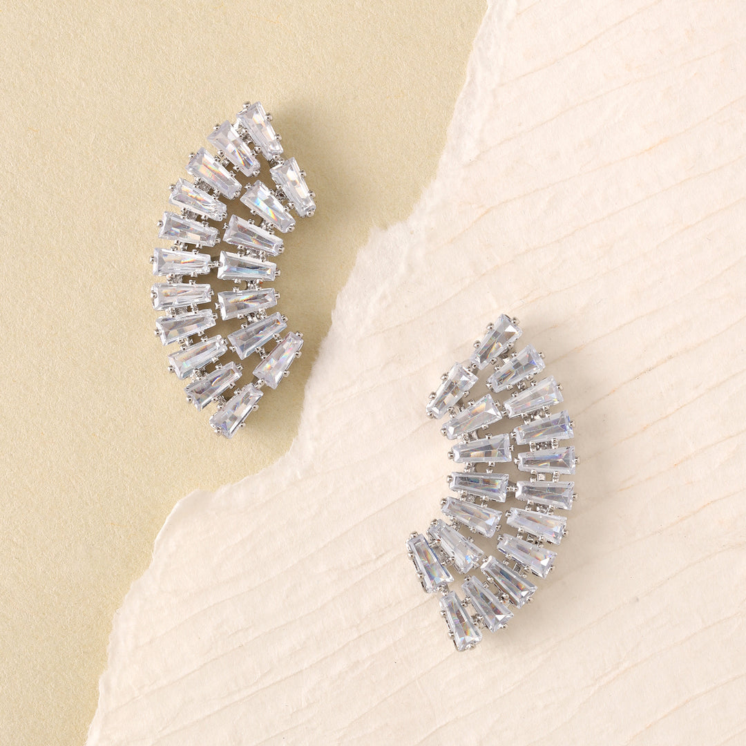Frost Spiral Earrings