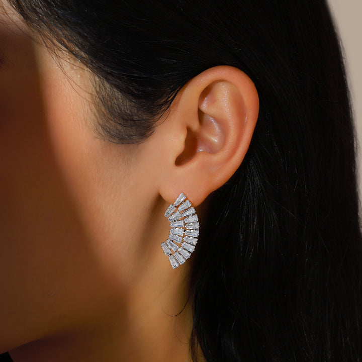 Frost Spiral Earrings
