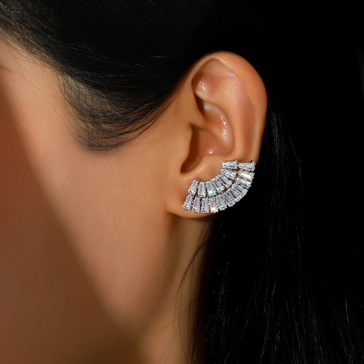 Frost Spiral Earrings