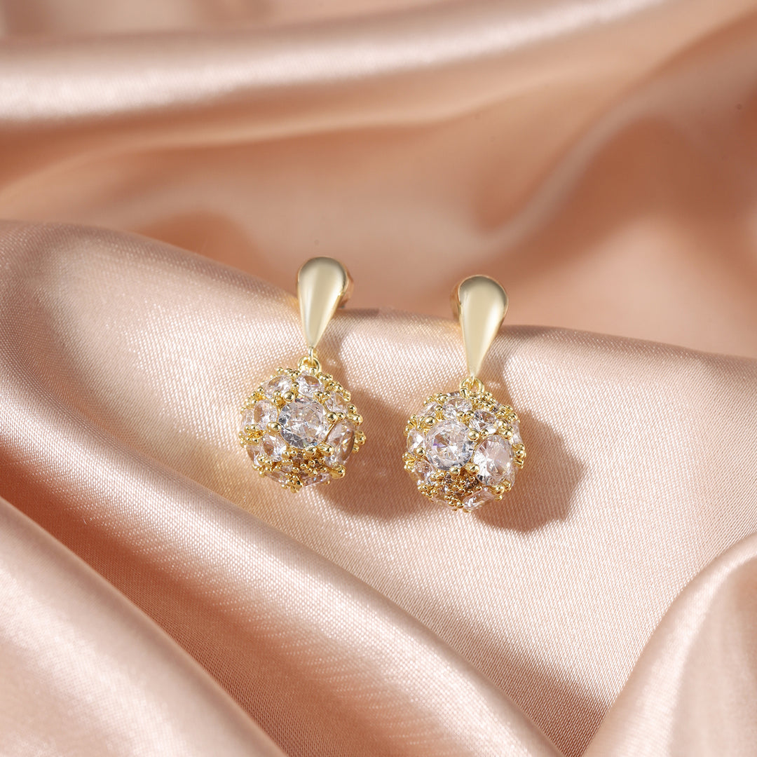 Party Orb Drop Earrings