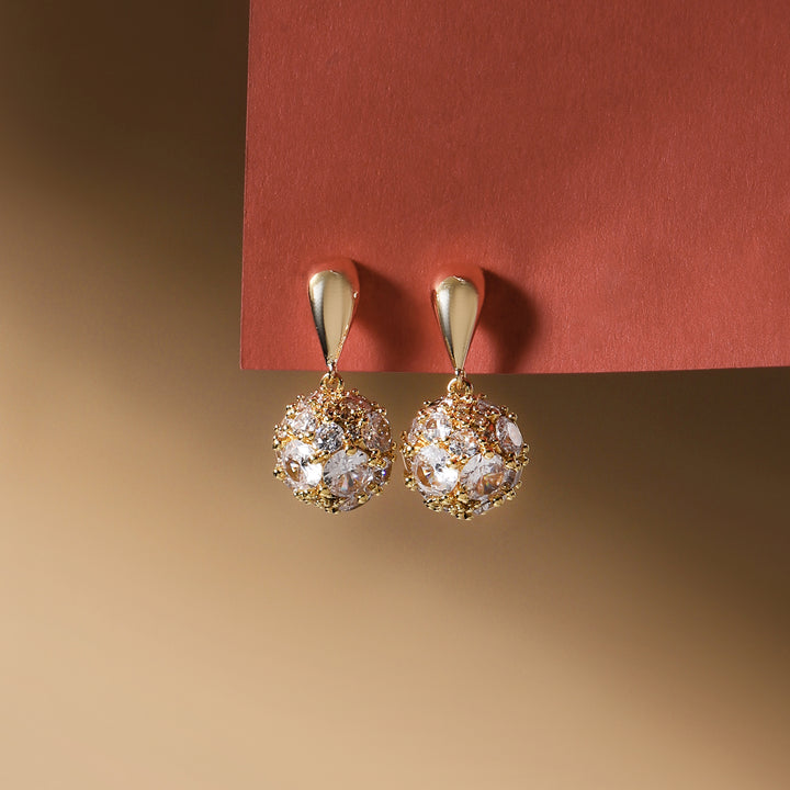 Party Orb Drop Earrings