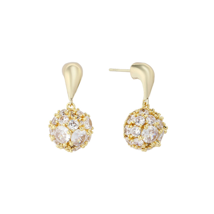 Party Orb Drop Earrings