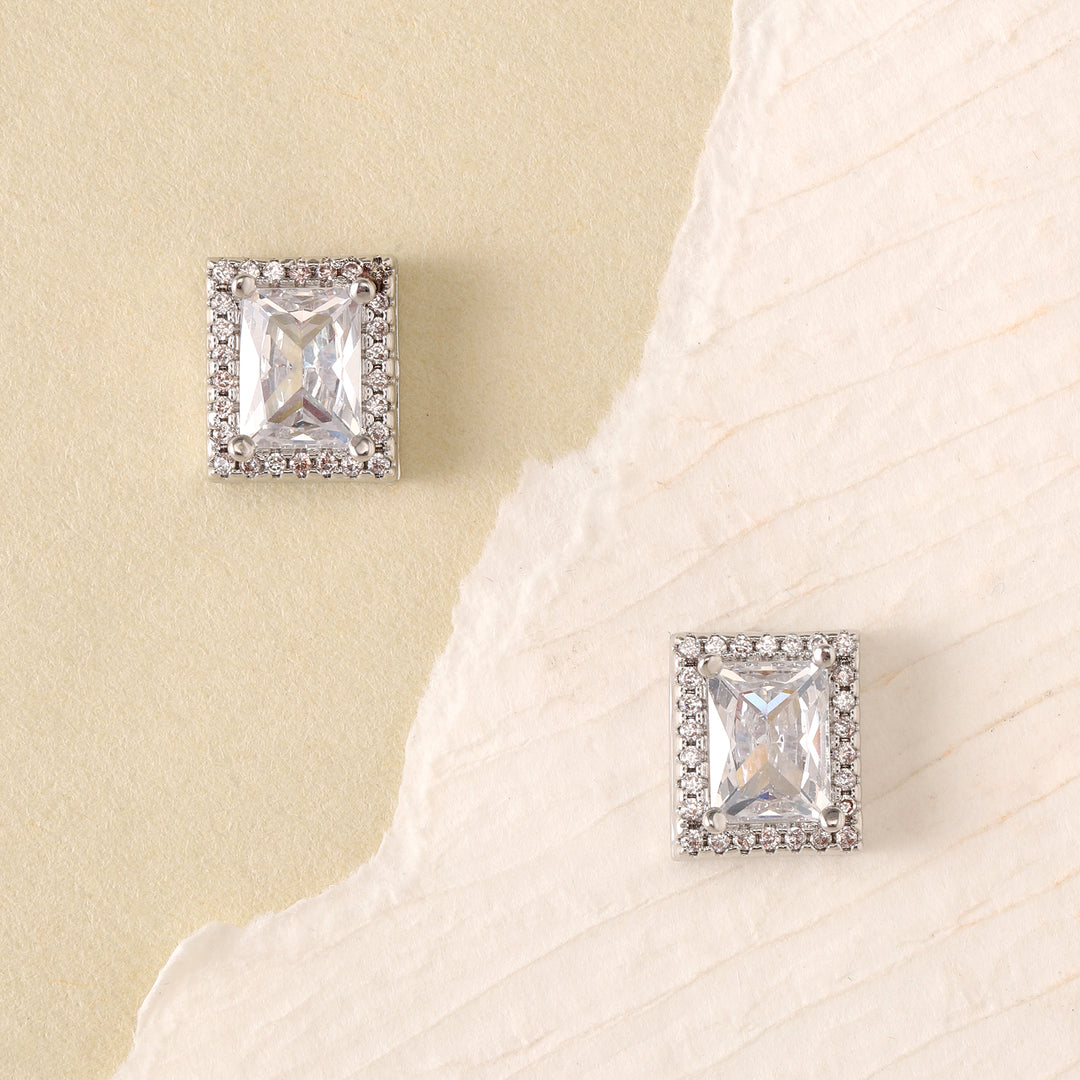 Elysian Square Spark Earrings