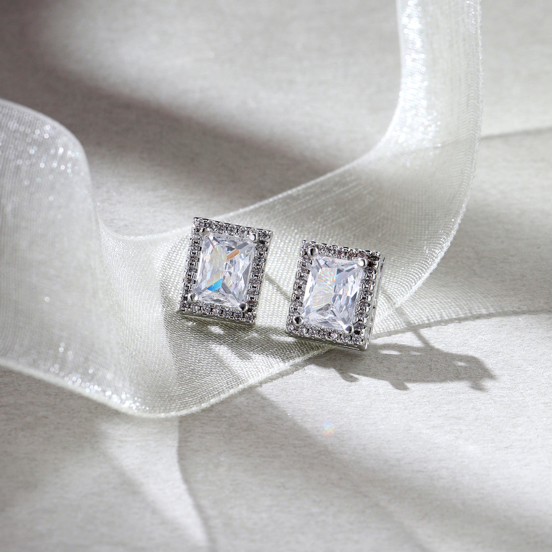 Elysian Square Spark Earrings
