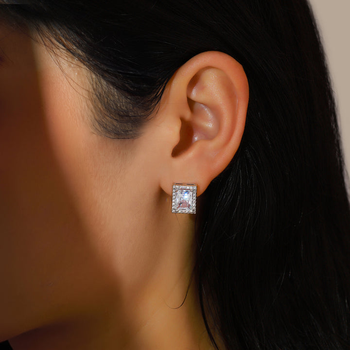 Elysian Square Spark Earrings